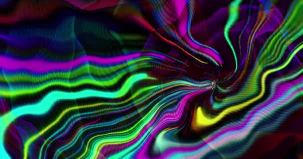 Fondo Líquido Multicolor Animación Colorida Abstracta Textura Hermosa Del Gradiente — Vídeo de stock