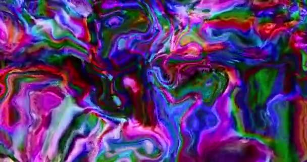 Abstraktní Barevné Animace Multicolor Tekuté Pozadí Krásné Gradientní Textura Přesouvání — Stock video