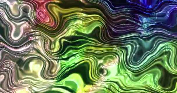 Fondo Líquido Multicolor Animación Colorida Abstracta Textura Hermosa Del Gradiente — Vídeo de stock