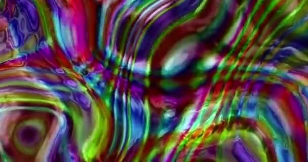 Animação Colorida Abstrata Fundo Líquido Multicolorido Textura Gradiente Bonita Fundo — Vídeo de Stock