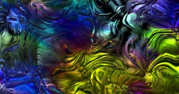 Animação Colorida Abstrata Fundo Líquido Multicolorido Textura Gradiente Bonita Fundo — Vídeo de Stock