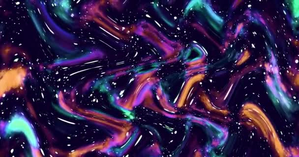 Soyut Renkli Animasyon Çok Renkli Sıvı Arkaplan Güzel Gradyan Dokusu — Stok video