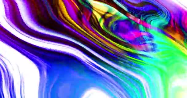 Fondo Líquido Multicolor Animación Colorida Abstracta Textura Hermosa Del Gradiente — Vídeo de stock