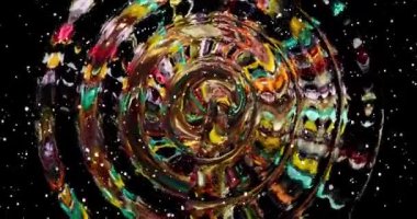 Soyut renkli animasyon. Çok renkli sıvı arkaplan. Güzel Gradyan dokusu, soyut çok renkli arkaplan.