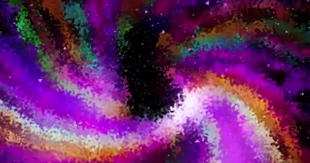 Abstracte Kleurrijke Animatie Multicolor Vloeibare Achtergrond Mooie Gradiënt Textuur Bewegende — Stockvideo