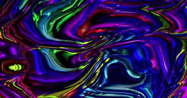 Abstract Colorful Animation Multicolor Liquid Background Beautiful Gradient Texture Moving — стоковое видео