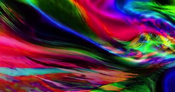 Fondo Líquido Multicolor Animación Colorida Abstracta Textura Hermosa Del Gradiente — Vídeos de Stock