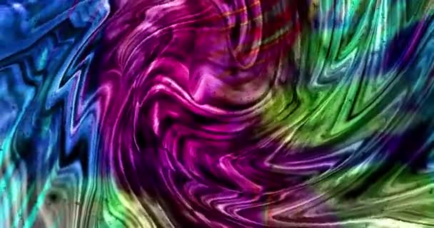 Abstraktní Barevné Animace Multicolor Tekuté Pozadí Krásné Gradientní Textura Přesouvání — Stock video