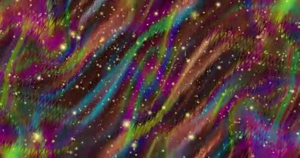 Abstrakcyjna Kolorowa Animacja Wielokolorowe Tło Cieczy Piękna Gradientowa Tekstura Poruszające — Wideo stockowe