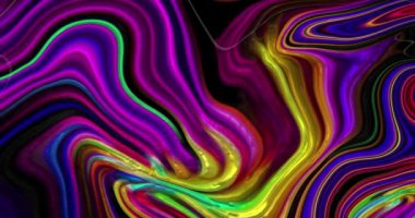 Soyut renkli animasyon. Çok renkli sıvı arkaplan. Güzel Gradyan dokusu, soyut çok renkli arkaplan.