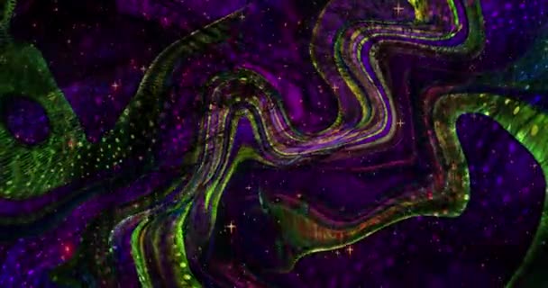 Animation Colorée Abstraite Multicolor Fond Liquide Belle Texture Dégradée Fond — Video