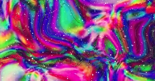 Astratto Animazione Colorata Sfondo Liquido Multicolore Bella Texture Gradiente Sfondo — Video Stock