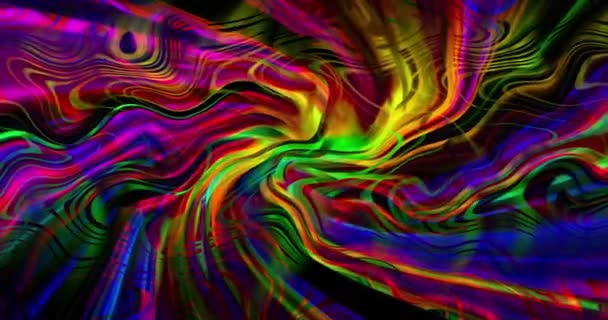 彩色动画 彩色液体背景 漂亮的梯度纹理 移动的抽象的彩色背景 — 图库视频影像