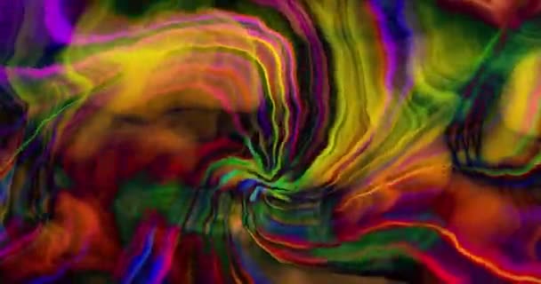 Animação Colorida Abstrata Fundo Líquido Multicolorido Textura Gradiente Bonita Fundo — Vídeo de Stock