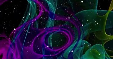 Soyut renkli animasyon. Çok renkli sıvı arkaplan. Güzel Gradyan dokusu, soyut çok renkli arkaplan.