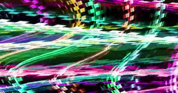 Abstrakt Färgglada Animation Multicolor Flytande Bakgrund Beautiful Gradient Texture Flytta — Stockvideo