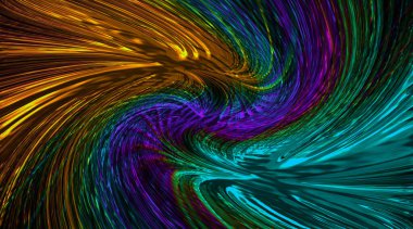 dijital boyalı soyut tasarım, renkli grunge dokusu, fraktal sanat, saykodelik illüstrasyon, soyut arkaplan