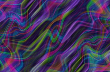 dijital boyalı soyut tasarım, renkli grunge dokusu, fraktal sanat, saykodelik illüstrasyon, soyut arkaplan