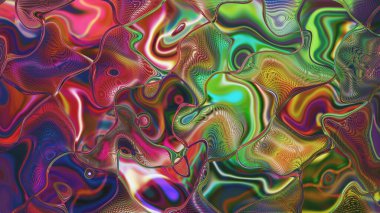 dijital boyalı soyut tasarım, renkli grunge dokusu, fraktal sanat, saykodelik illüstrasyon, soyut arkaplan