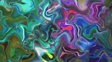 dijital boyalı soyut tasarım, renkli grunge dokusu, fraktal sanat, saykodelik illüstrasyon, soyut arkaplan
