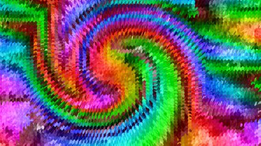 dijital boyalı soyut tasarım, renkli grunge dokusu, fraktal sanat, saykodelik illüstrasyon, soyut arkaplan