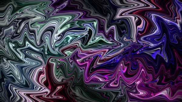 Digitaal Geschilderd Abstract Design Kleurrijke Grunge Textuur Fractal Art Psychedelische — Stockfoto