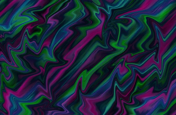 Digitaal Geschilderd Abstract Design Kleurrijke Grunge Textuur Fractal Art Psychedelische — Stockfoto