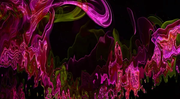 Cyfrowy Projekt Abstrakcyjny Kolorowa Faktura Grunge Sztuka Fraktalna Ilustracja Psychodeliczna — Zdjęcie stockowe