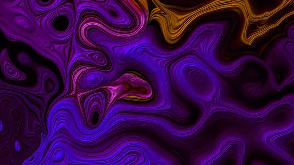 Digitaal Geschilderd Abstract Design Kleurrijke Grunge Textuur Fractal Art Psychedelische — Stockfoto