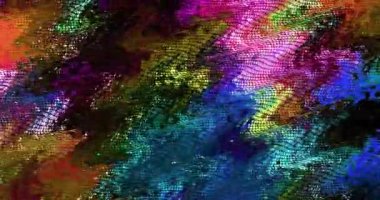 Soyut renkli animasyon. Çok renkli sıvı arkaplan. Güzel eğimli doku, soyut çok renkli arkaplan, Hareket grafiği