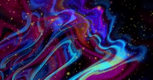 Animação Colorida Abstrata Fundo Líquido Multicolor Textura Gradiente Bonita Movendo — Vídeo de Stock