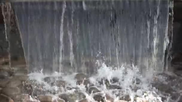 Cachoeira Fluxo Rio Parque — Vídeo de Stock