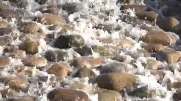 Şelale Nehir Bir Parkta Akış — Stok video
