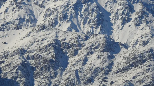 Landschap Van Berg Sneeuw Stad Wolken Santiago Chili — Stockfoto