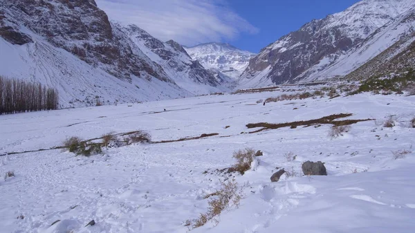Ландшафт Горного Снега Природы Чили — стоковое фото