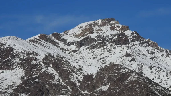 Krajina Hory Sněhu Přírody Chile — Stock fotografie