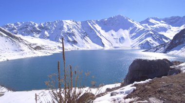 Dağ kar ve doğa manzara