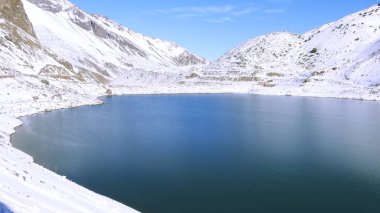 Dağ kar ve doğa manzara