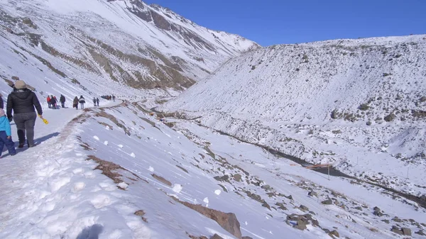 Dağ kar ve doğa manzara