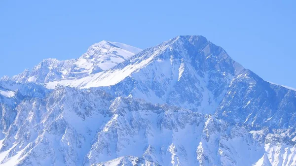 Paesaggio Montagna Neve Natura — Foto Stock
