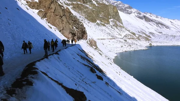 Dağ kar ve doğa manzara