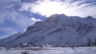 Manzara, dağ kar ve doğa Santiago, Chile