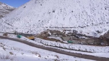 Manzara, dağ kar ve doğa Santiago, Chile