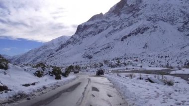 Manzara, dağ kar ve doğa Santiago, Chile