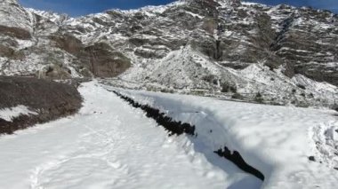 Manzara, dağ kar ve doğa Santiago, Chile