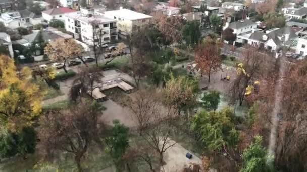 Underkylt Regn Santiago Chile — Stockvideo