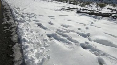 Manzara, dağ kar ve doğa Santiago, Chile