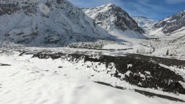 Manzara, dağ kar ve doğa Santiago, Chile