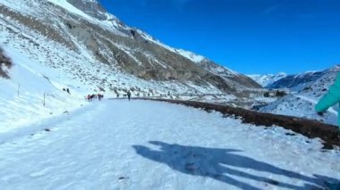 Manzara, dağ kar ve doğa Santiago, Chile