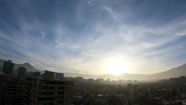 Схід Сонця Хмари Пейзаж — стокове відео